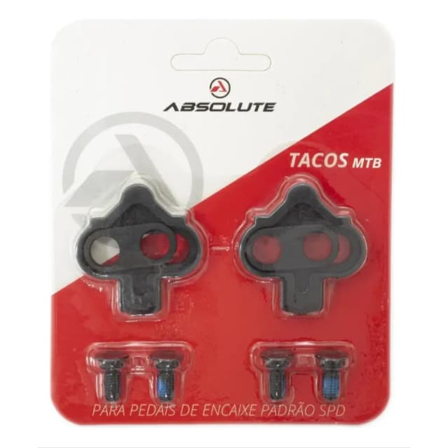 Tacos Taquinhos Absolute Pedal Bike Clip P/ Sapatilha Mtb PretoTacos Taquinhos Absolute Pedal Bike Clip P/ Sapatilha Mtb