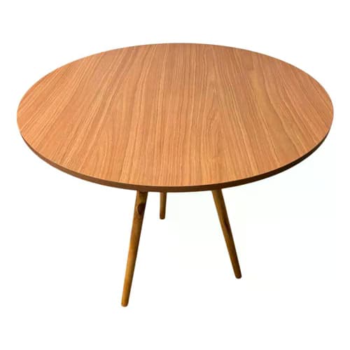 Mesa de Jantar 80cm Madeira Cor Mel