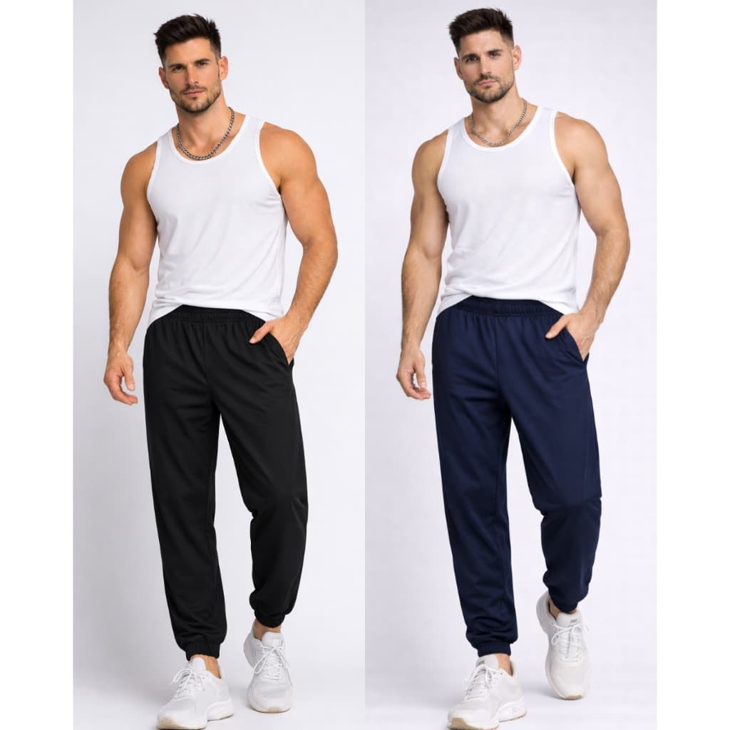 Calça Jogger Tactel Elastano Masculina Esportiva Treino