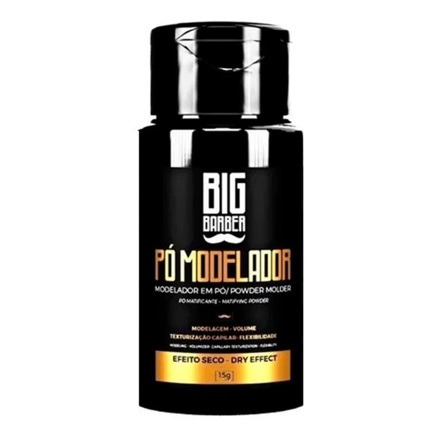 Modelador Em Pó Efeito Matte Modelador Masculina 15g Big Barber