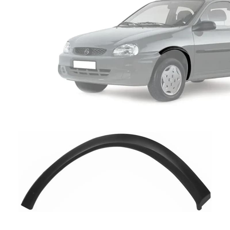 Moldura Paralama Dianteiro Esquerdo Corsa Wind Super Classic 94 a 10 Acabamento Caixa de Roda