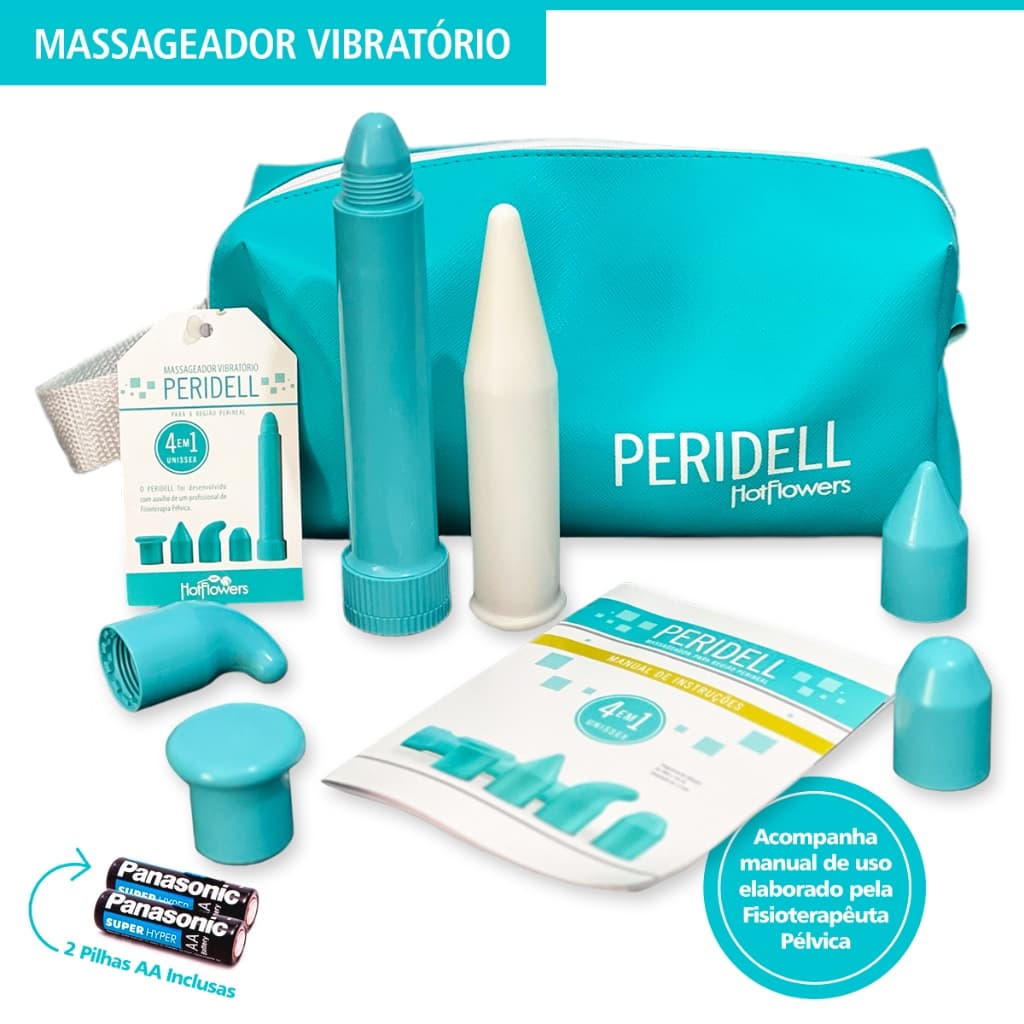 Fisioterapia Pélvica Massageador Peridell Incontinência Urinária