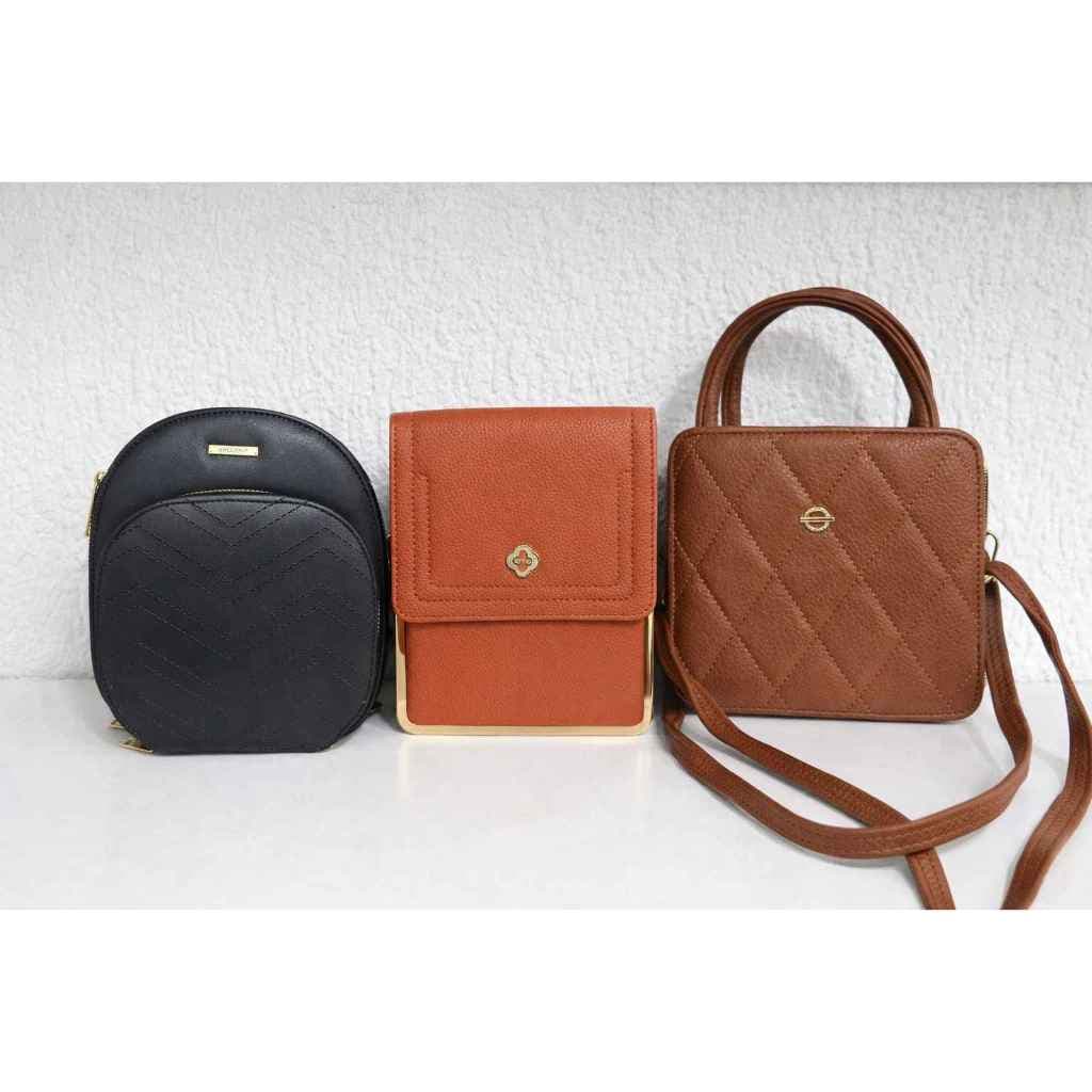 Bolsa Feminina Tiracolo Transversal e de Mão Elegante Casual Alça Regulável