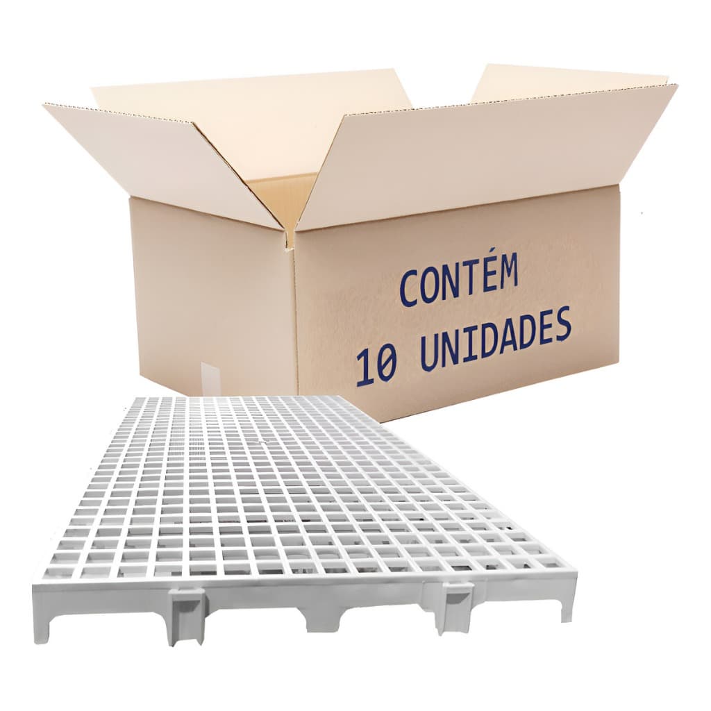 10 Pisos Plastico Preto Estrado Palete 50x25x2,5 cm Piso Para Box Chuveiro Vestiário Banho