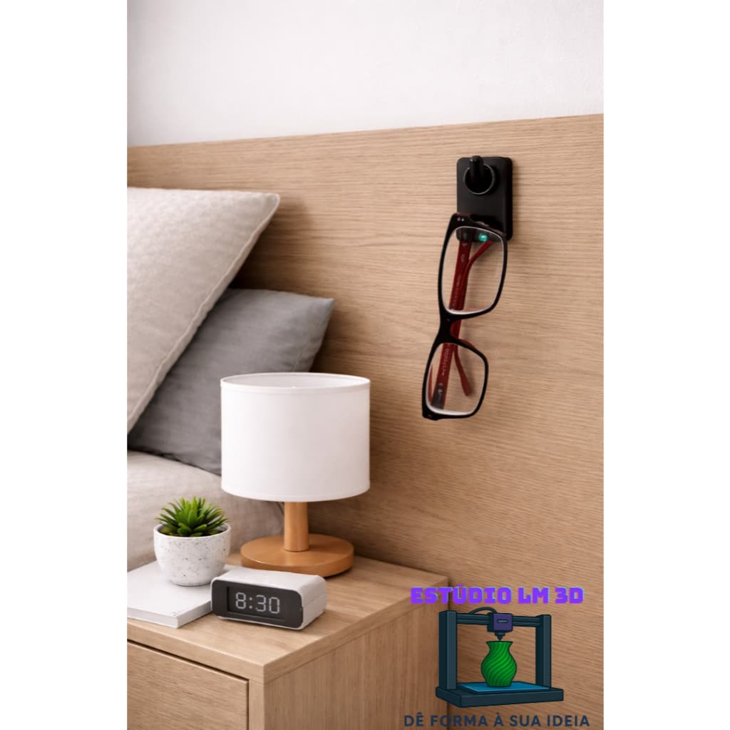 Suporte de Óculos e Anel para Cabeceira de Cama | Organizador de Óculos e Anel de Parede