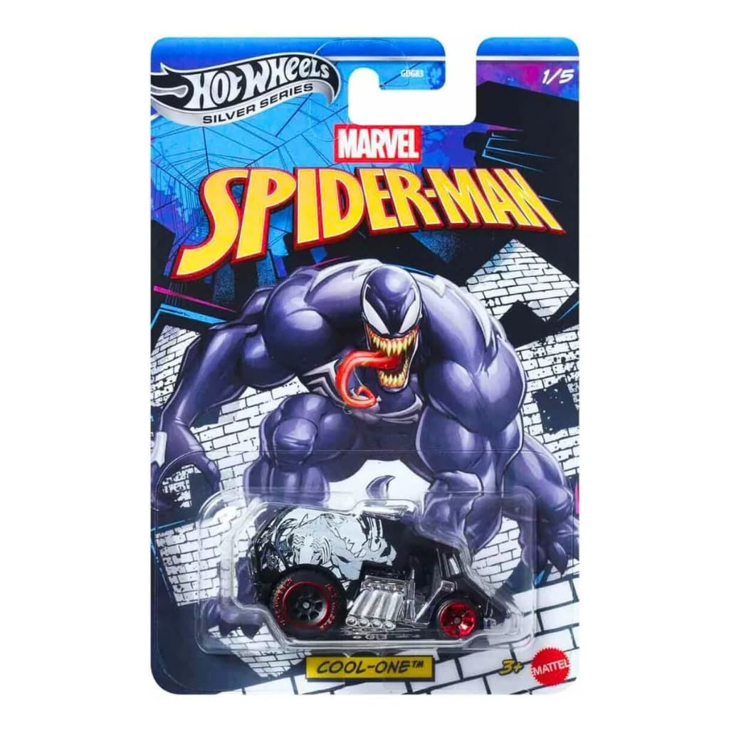 Carrinho Hot Wheels Marvel – Spider-Man Cool-One - JKX25