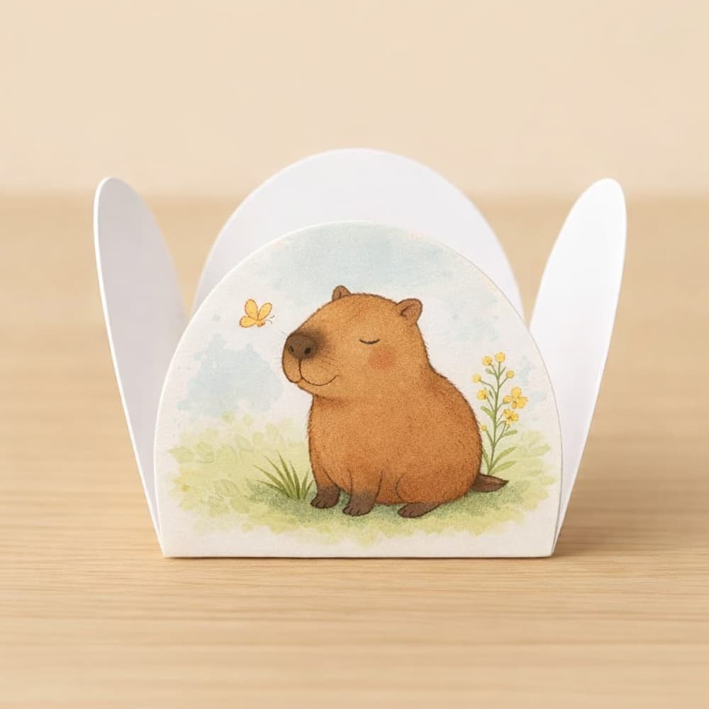 kit Forminha capivara – Decoração para Festa Infantil - vários modelos l pronta entrega