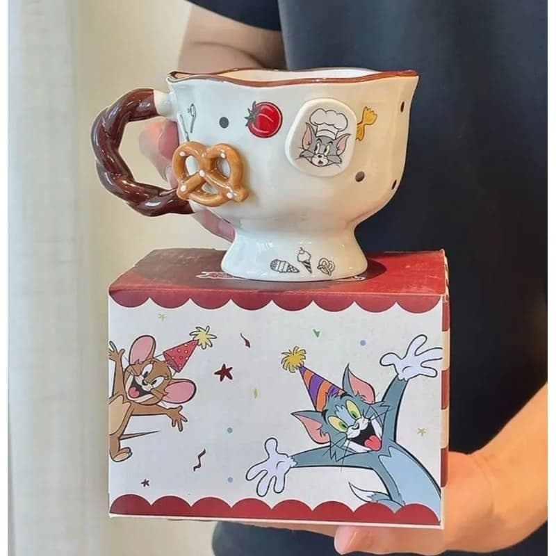 caneca personagem, caneca desenho animado, caneca de cerâmica divertida
