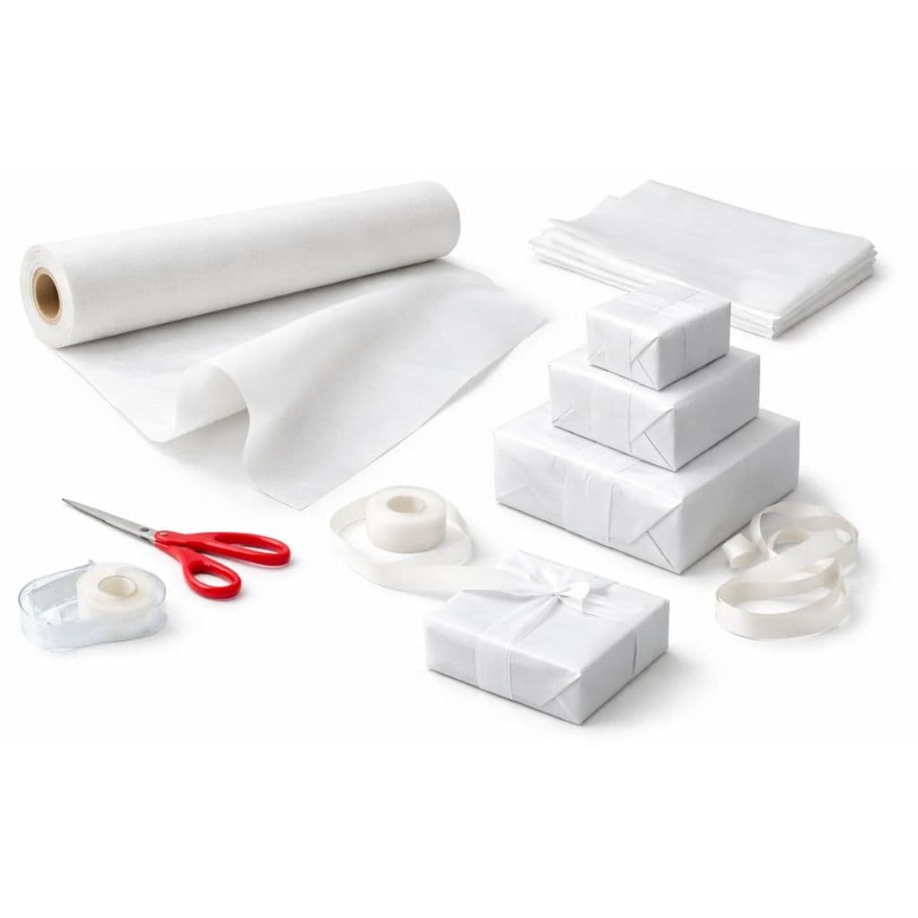 Papel Seda Branco 30x100mts / 40x100mts / 50x100mts / 60x100mts - Uso para Embalagem