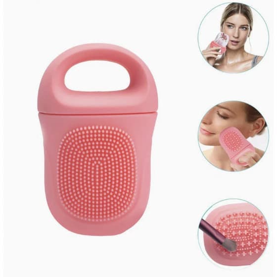 Rolo Facial de Gelo Massageador em Silicone Pele Revigorada Todos os Dias refrescante e utilizável