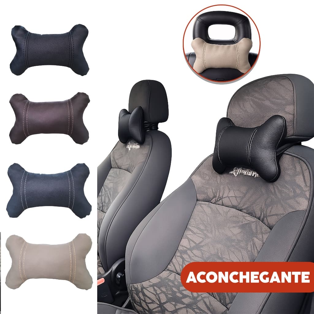 Almofada de Encosto Para Pescoço Ortopédica Confortável Apoio Cervical Banco Carro Universal
