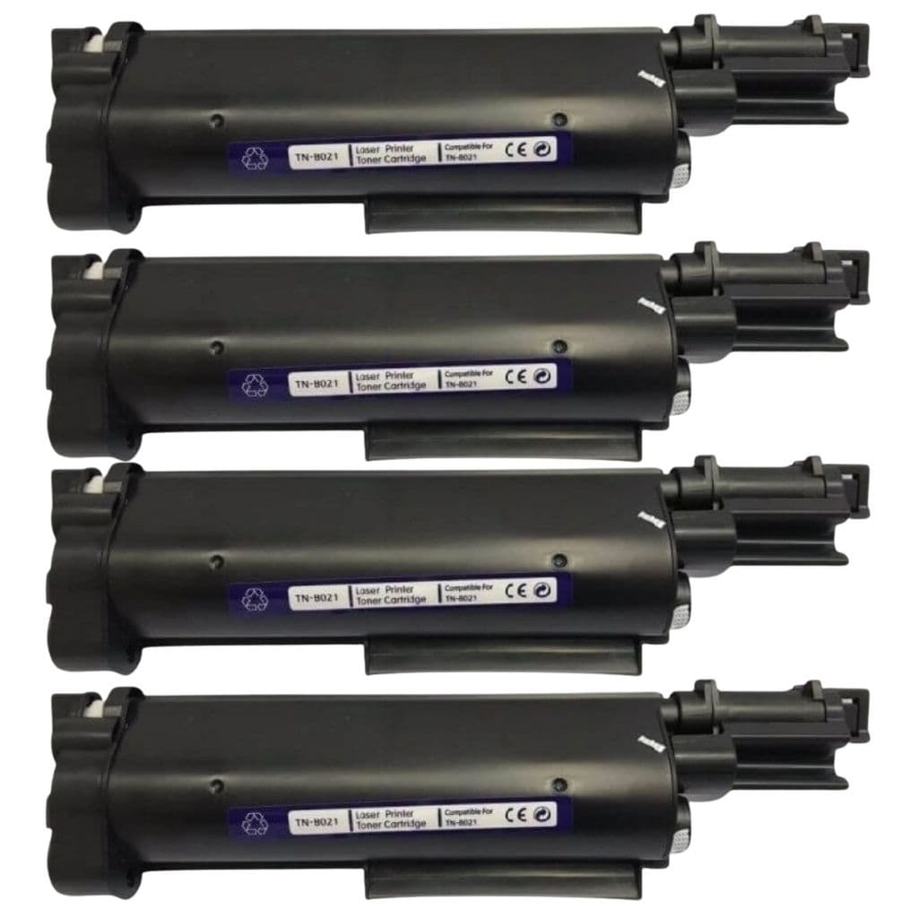 Kit 4 Toner Tn-b021 B021 Dcp-b7520dw Dcp-b7535dw B7535 Preto
