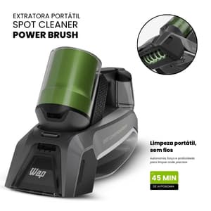 Extratora Portátil Sem Fio 100W Spot Cleaner Power Brush Limpa Estofados Sofá Carro WAP