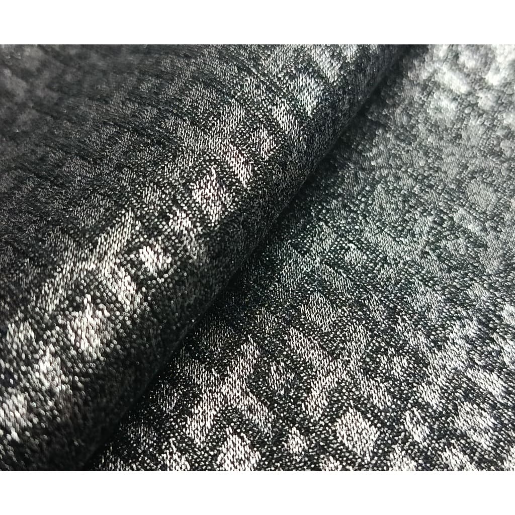 Tecido Jacquard Metal - 64% Algodão 33% Poliéster 3% Elastano I Toque Macio com Brilho