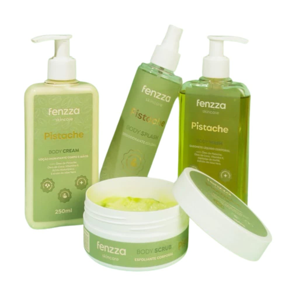 Linha Pistache Fenzza - Cuidado + Cheirinho Irresistível.