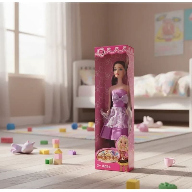 Boneca Fashion Brinquedo Infantil Surprise Vertido Princesa
