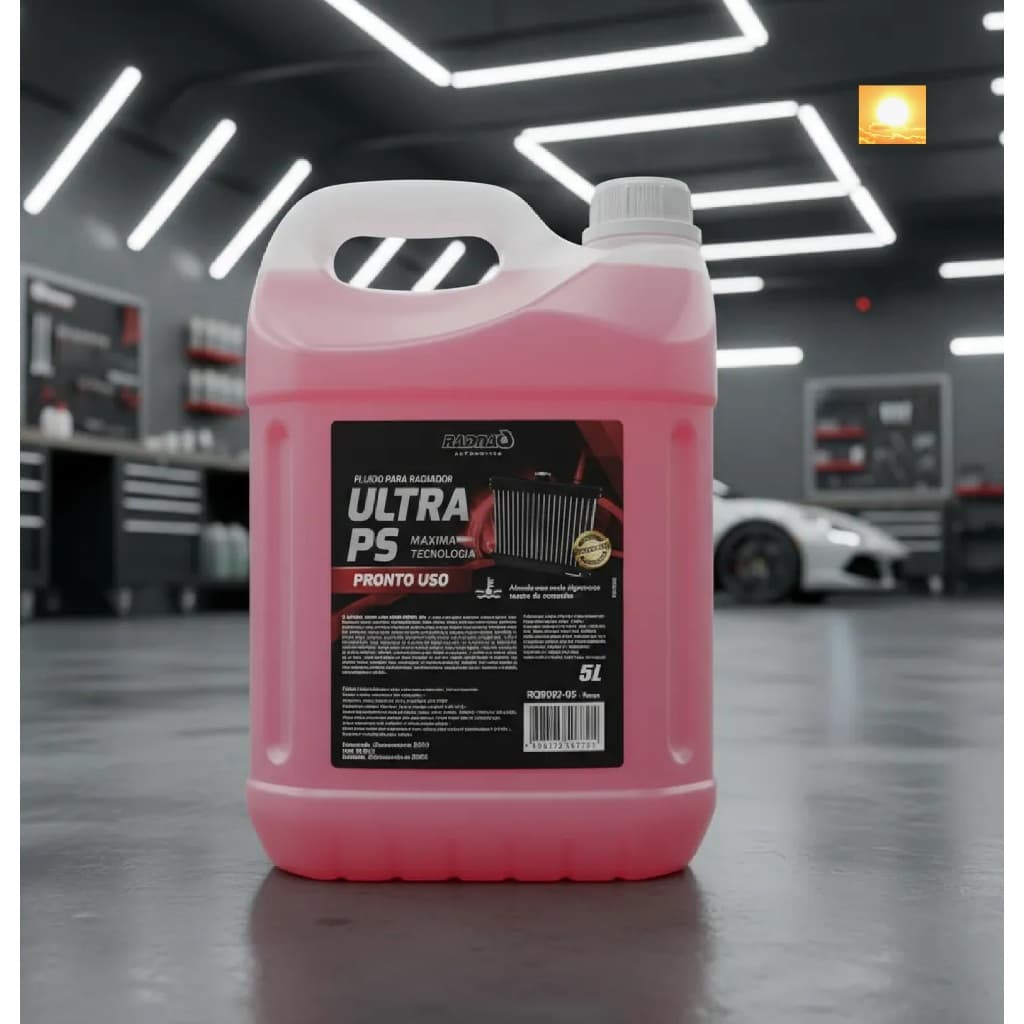 Aditivo Líquido Refrigeração anticongelante Rosa Galão 5litros - Radnaq para Radiador