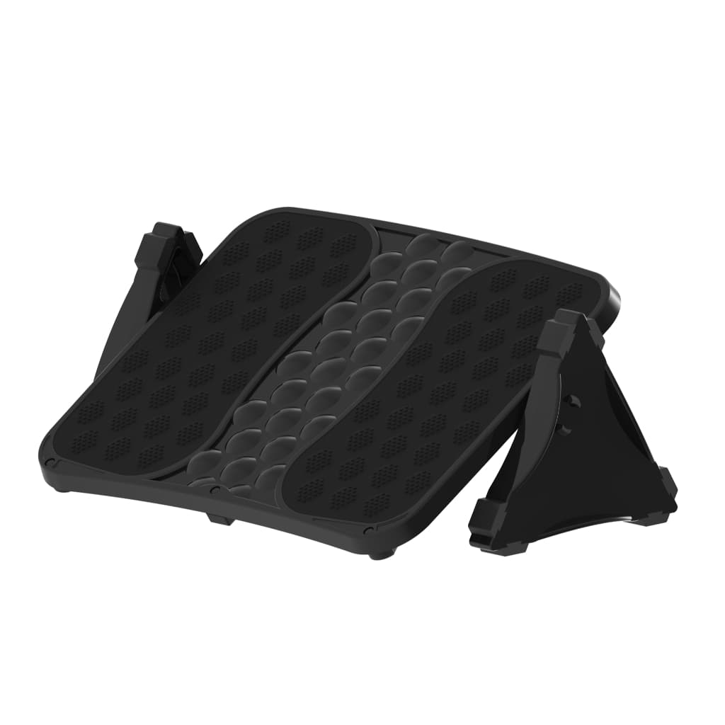 APOIO PARA OS PÉS ERGONÔMICO APTG3 ECO PRETO NR17 |  Regulagem com os Pés | Antifadiga