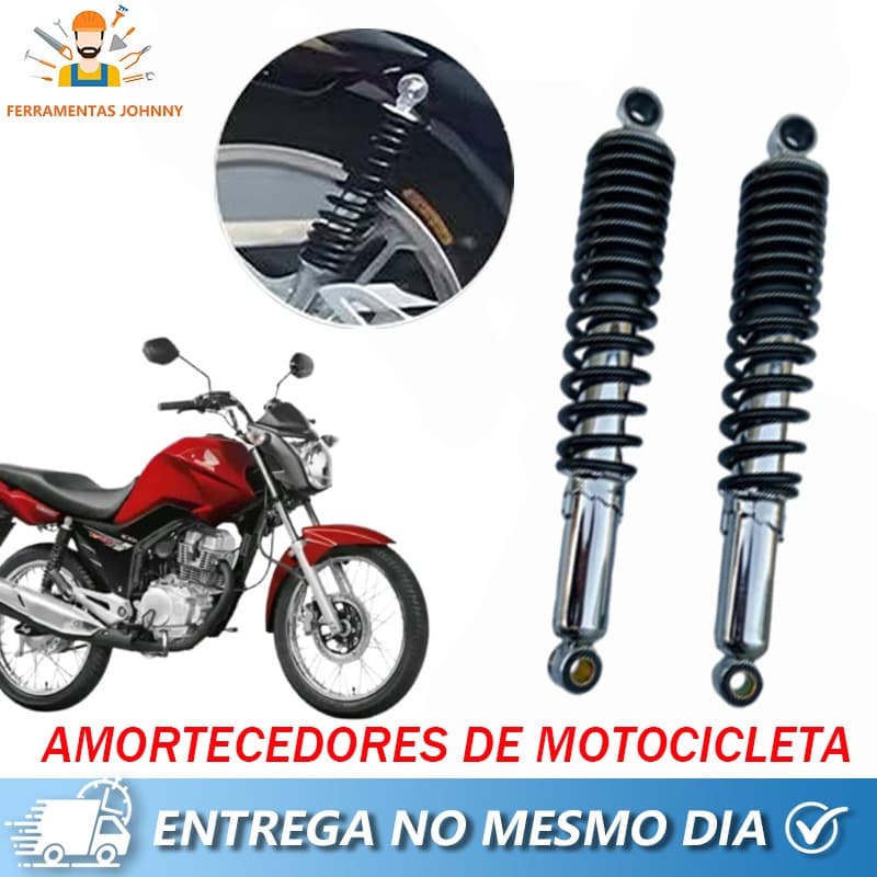 Par De Amortecedor Traseiro Compativel Honda 125/150/160 2004 a 2024 Cg Start Fan Titan Cargo