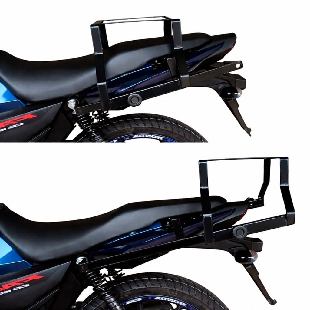 Suporte Baú Moto Cg 160 Fan Start Titan 2025 E 2026 Deslizante Leva Garupa Reforçado
