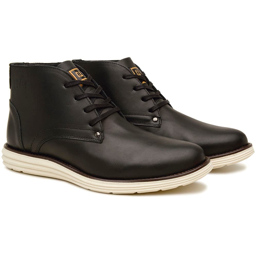 Coturno Masculino Caterpillar Resistente Confortavel Bota Botina Tradicional Cadarço