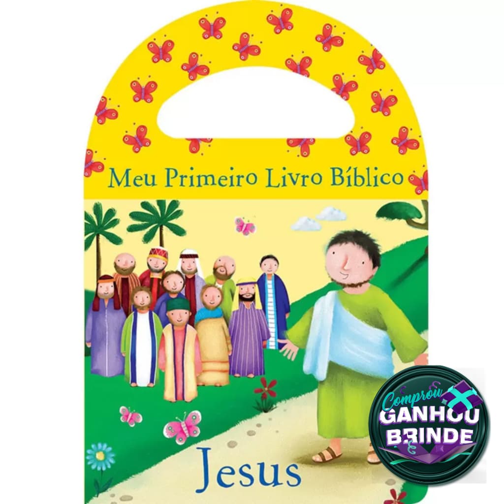 Livro Meu Primeiro Livro Bíblico de Banho Jesus Infantil Crianças Ciranda Cultural