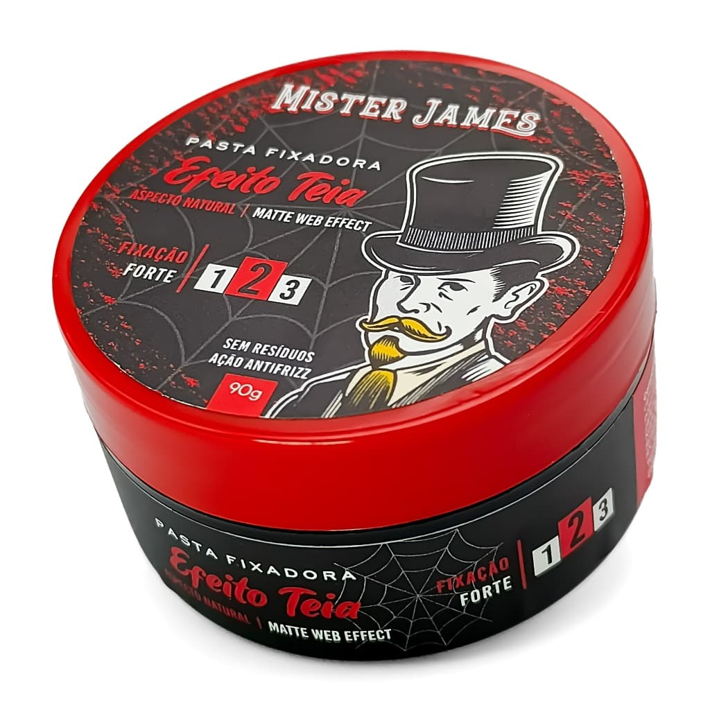 Pasta Modeladora Capilar Masculina Efeito Teia - Mister James