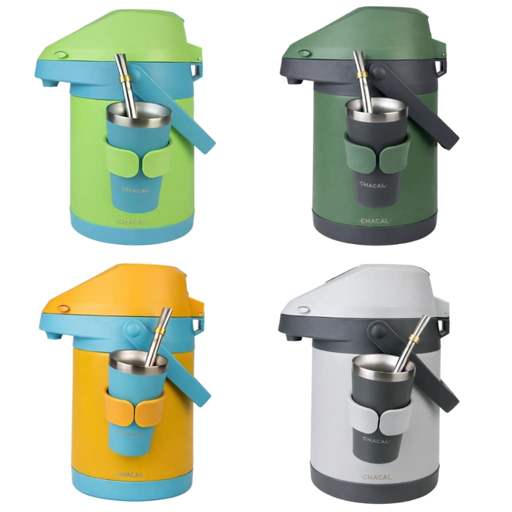 Kit Terere Chacal Completo 3x1 Garrafa 2,5l Copo 200ml Bicolor