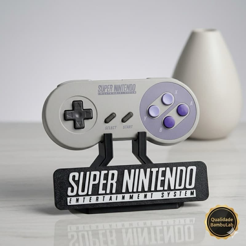 SUPORTE DE CONTROLE PARA GAMES RETRÔ – N64 | NES | SNES | GAMECUBE
