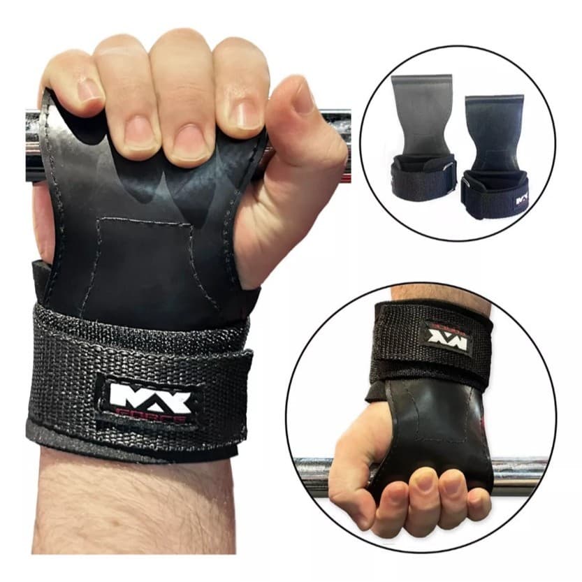 Strap Grip Emborrachado Treino Puxadas Academia Max Force