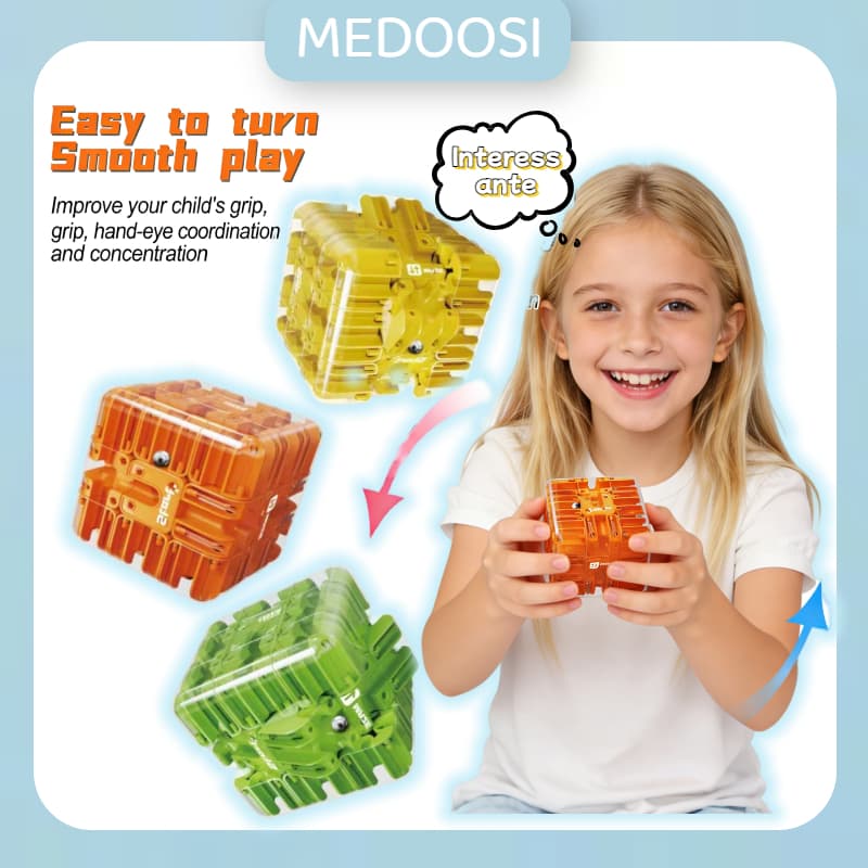 Puzzle Ball Maze Walking Ball 3D Magic Cube Third Order Logical Thinking Toy Creative Stress Relief brinquedo jogo Cabeç