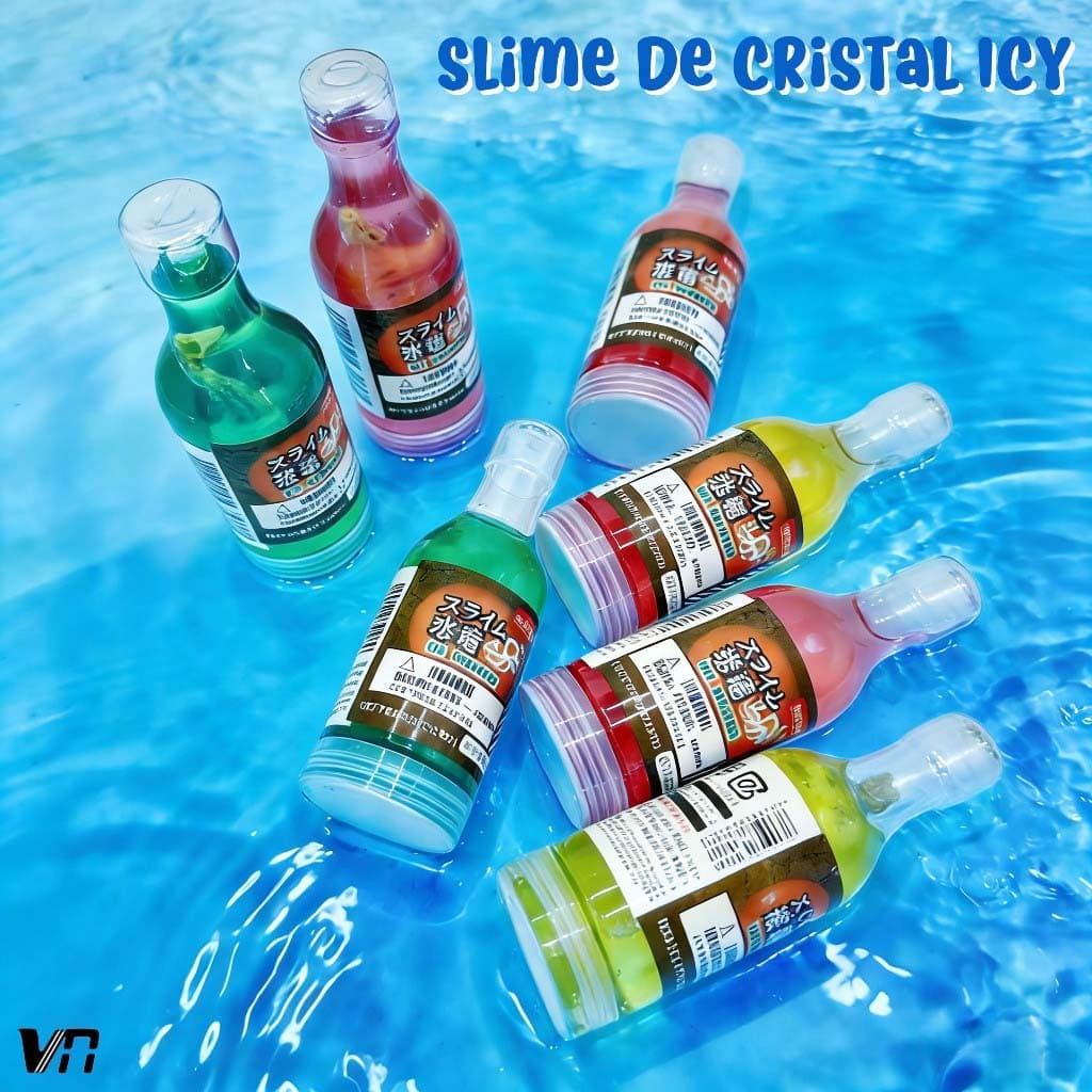 Slime Anti-estresse Geleca Clear - Kit 12 Slime Lembrancinha Pronto para Brincar -4632