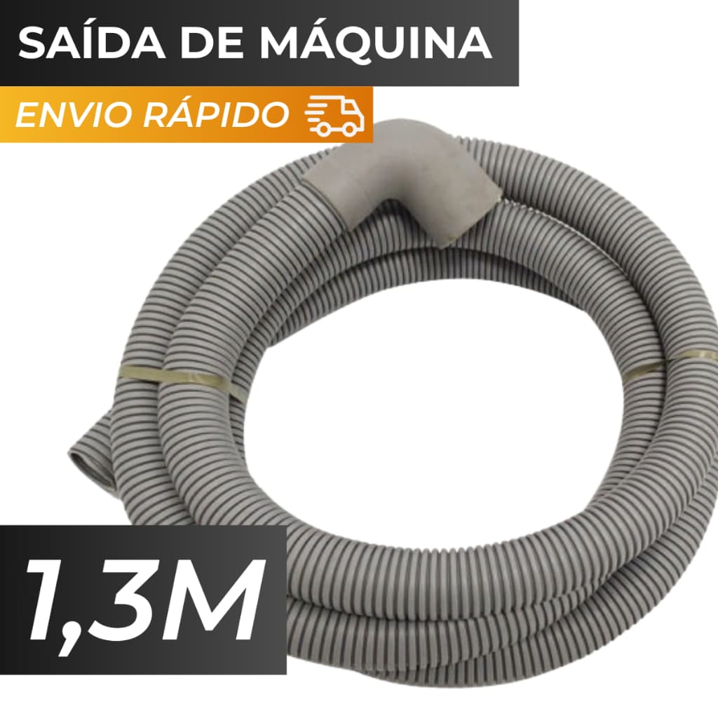 Mangueira Saida 1.30m C/ Suporte tanquinho de lavar Consul