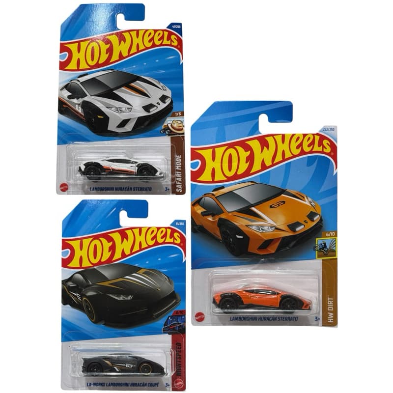 Carrinho Hot Wheels Lamborghini Huracán Sterrato / Hot Wheels Lamborghini Huracán Coupé