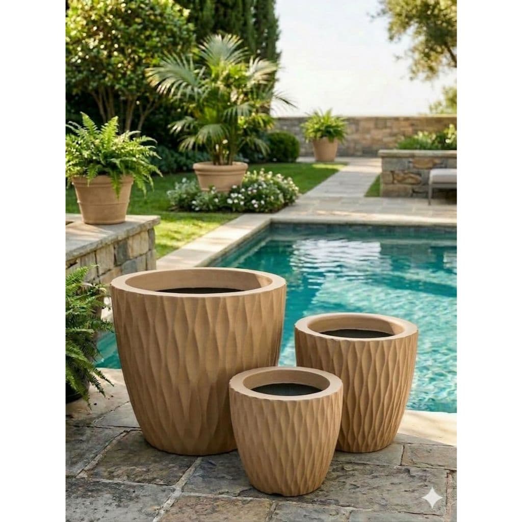 Kit Trio de Vasos Bojo Horizontal – Sofisticação e Presença para sua Decoração ref 5,6,7