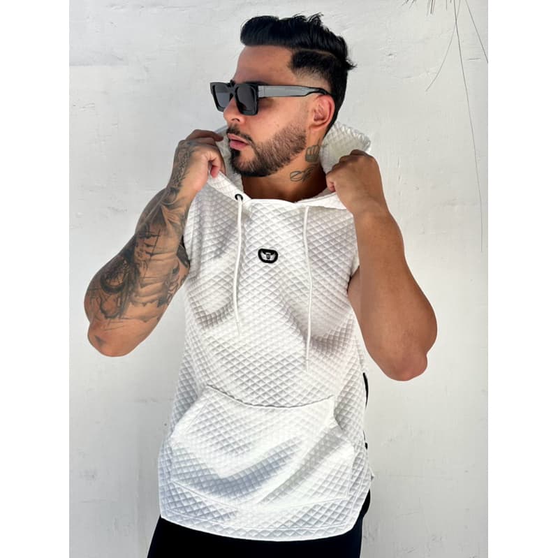 Colete Regata Masculino Com Capuz
