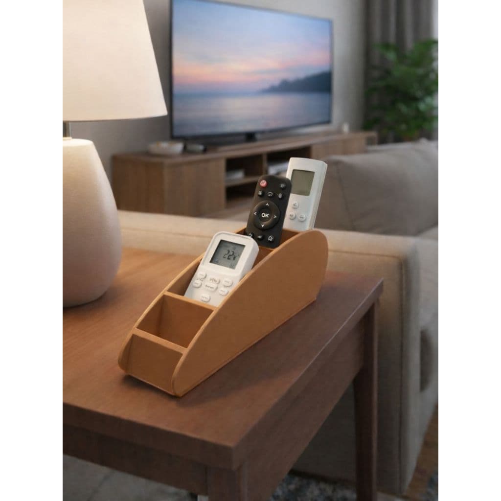 Organizador Suporte Porta Controle Remoto Jóias e Trecos 5 compartimentos Elegance Home Decore Várias Cores