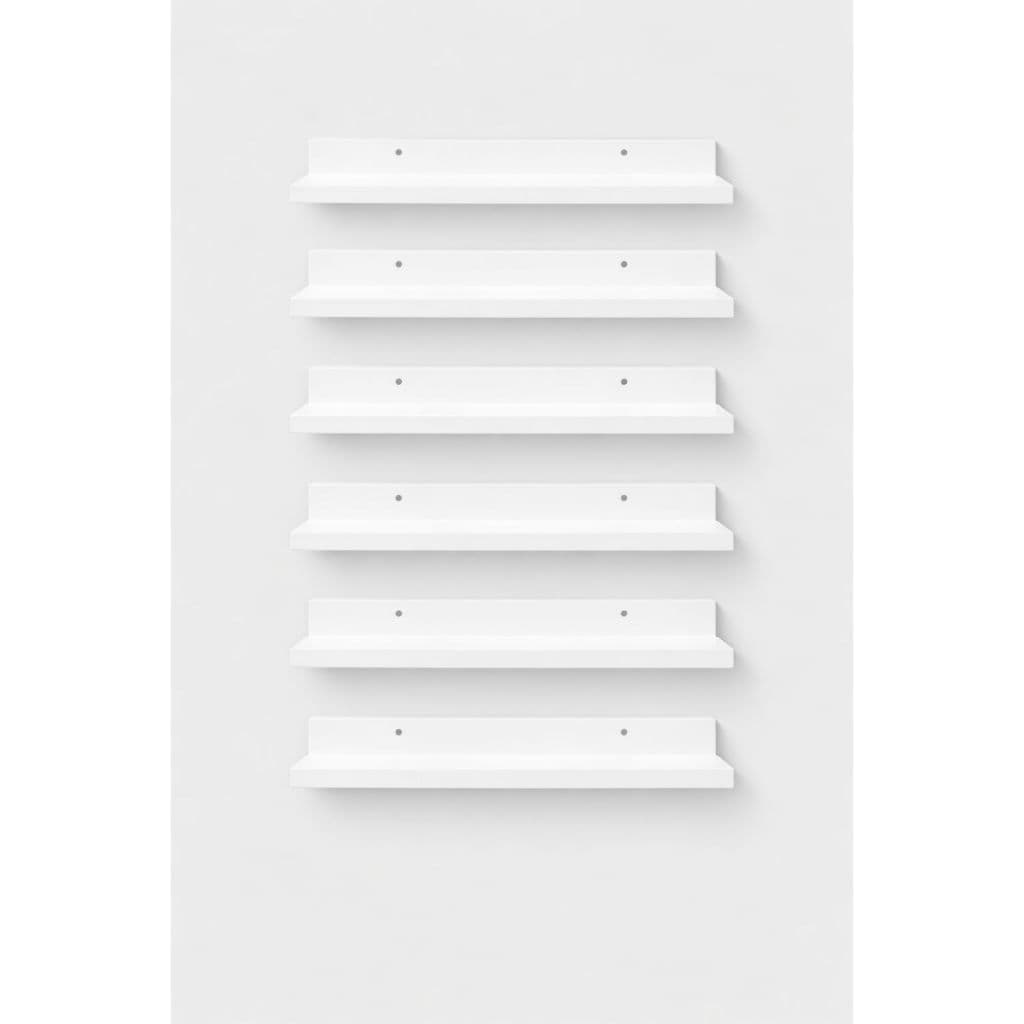 Kit 6 Prateleiras MDF Expositor Multiuso para Esmaltes, Tintas e Temperos