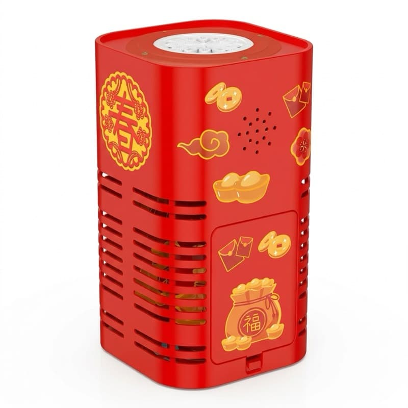 Máquina De Bolha De Sabão Fogos Artifício Recarregável USB – 12 Furos + Luz e Som