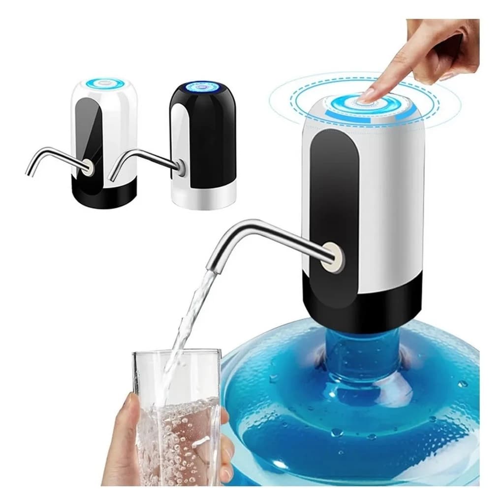 💧 Bomba Elétrica para Galão de Água Recarregável USB Universal 5L 10L 20L  Portátil Automática