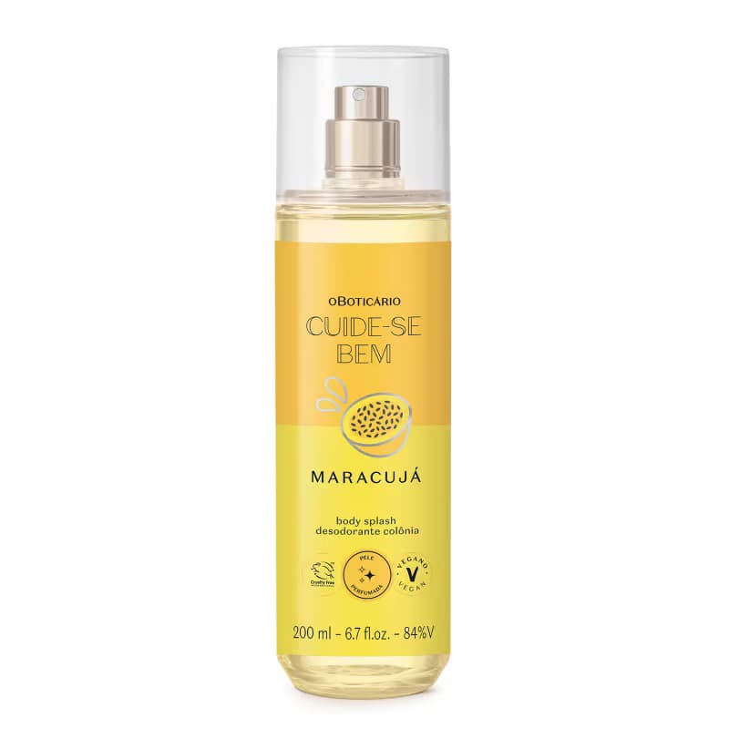 Body Splash Desodorante Colônia Cuide-se Bem Feira Maracujá 200ml - VAL 12/27