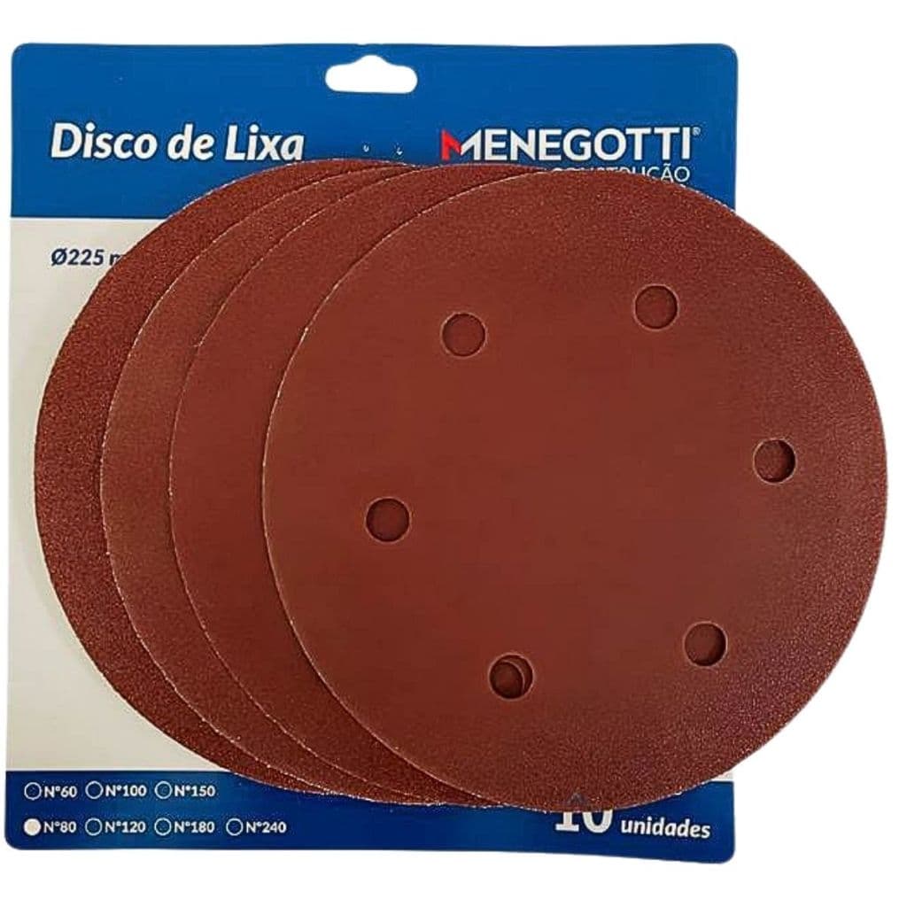 LIXA PARA LIXADEIRA TETO MENEGOTTI MLP710H/MLP750 EMBALAGEM 10PÇ