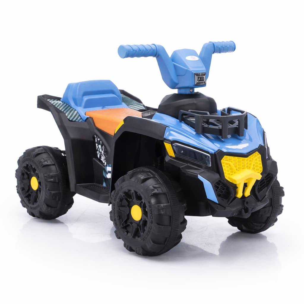 Quadriciclo Elétrico Infantil Azul 6V 4 Rodas Bateria Recarregável