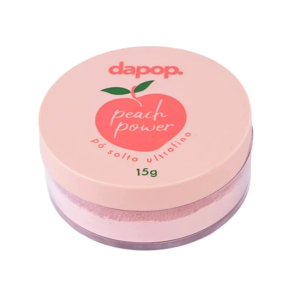 Pó Solto Ultrafino Pêssego Dapop Efeito Matte 10g