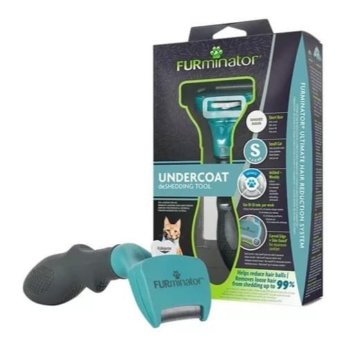 RASQUEADEIRA FURMINATOR para Gatos Pequenos com Pelo Curto