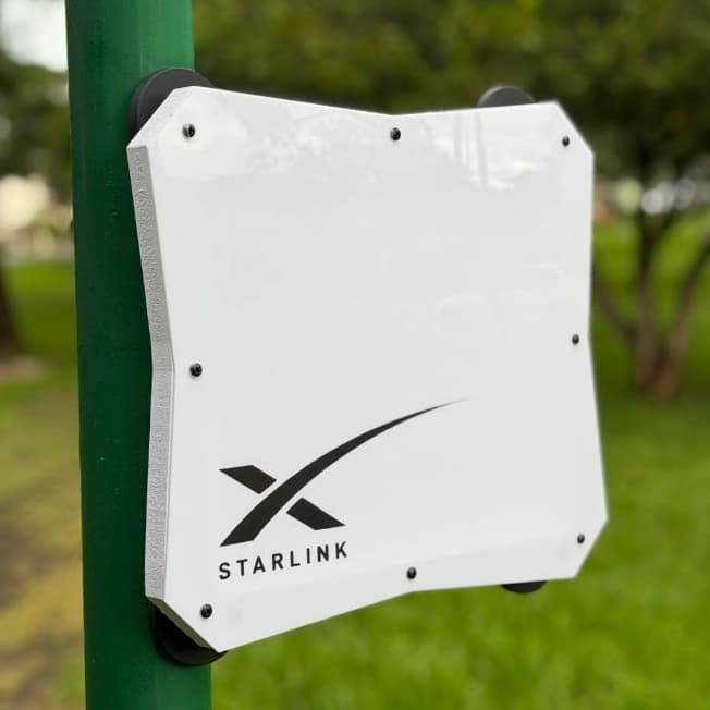 Suporte Veicular Case Starlink Mini Íma Neodímio 66mm Alta Fixação Ultra Resistente