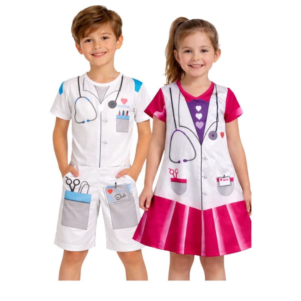 Fantasia Infantil Médico ou Médica 2 A 10 Anos  Envio Já