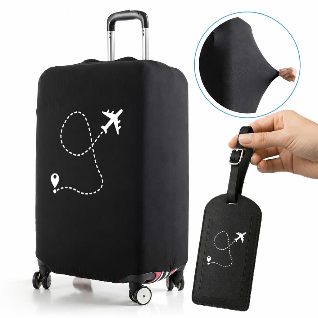 Capa De Mala 8 a 23KG P-M-G Avião Viagem Personalizada Protetor Bagagem Para Protetora Grande
