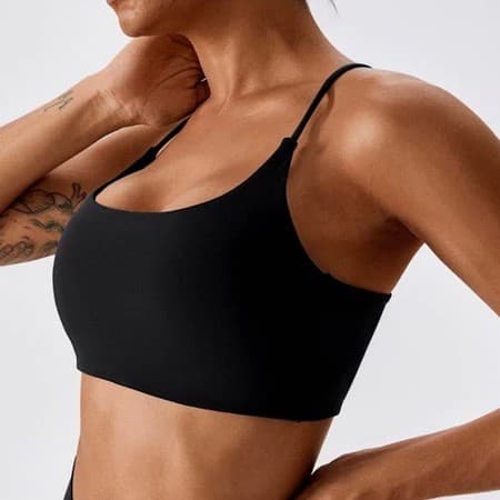Top fitness esportivo Top com sustentação para academia - Top confortável com sustentação para academia - Frete Gratis