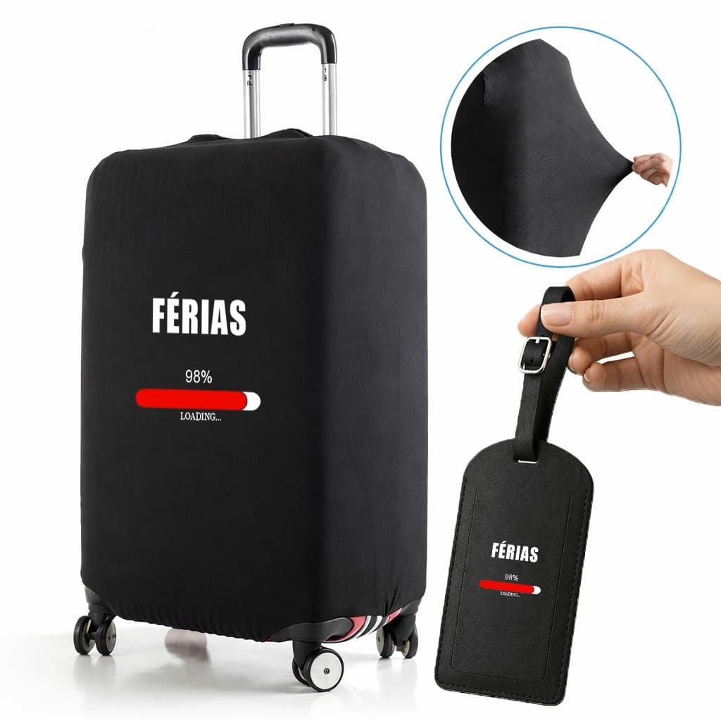 Capa De Mala 8 a 23KG PMG Personalizada Férias Protetor Bagagem Para Viagem Protetora Grande